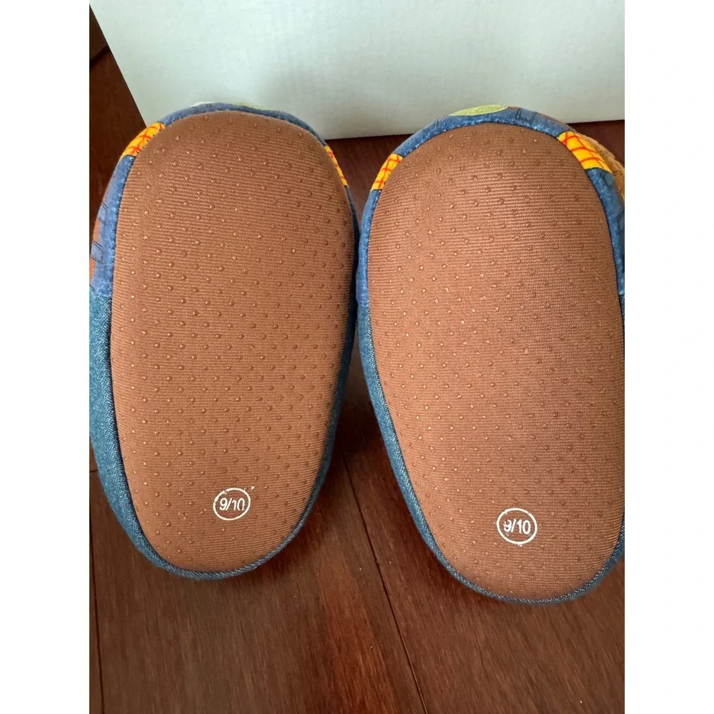 Disney Pixar Toy Story Woody Plush Character Slippers Toddler Size 9/10 Cowboy